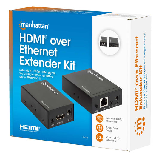 1080p HDMI over Ethernet Extender Set Packaging Image 2