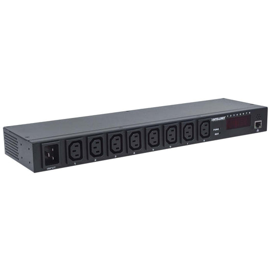 19" 8-fach IP-Steckdosenleiste / Smart PDU mit C13-Kaltgerätesteckdosen Image 2