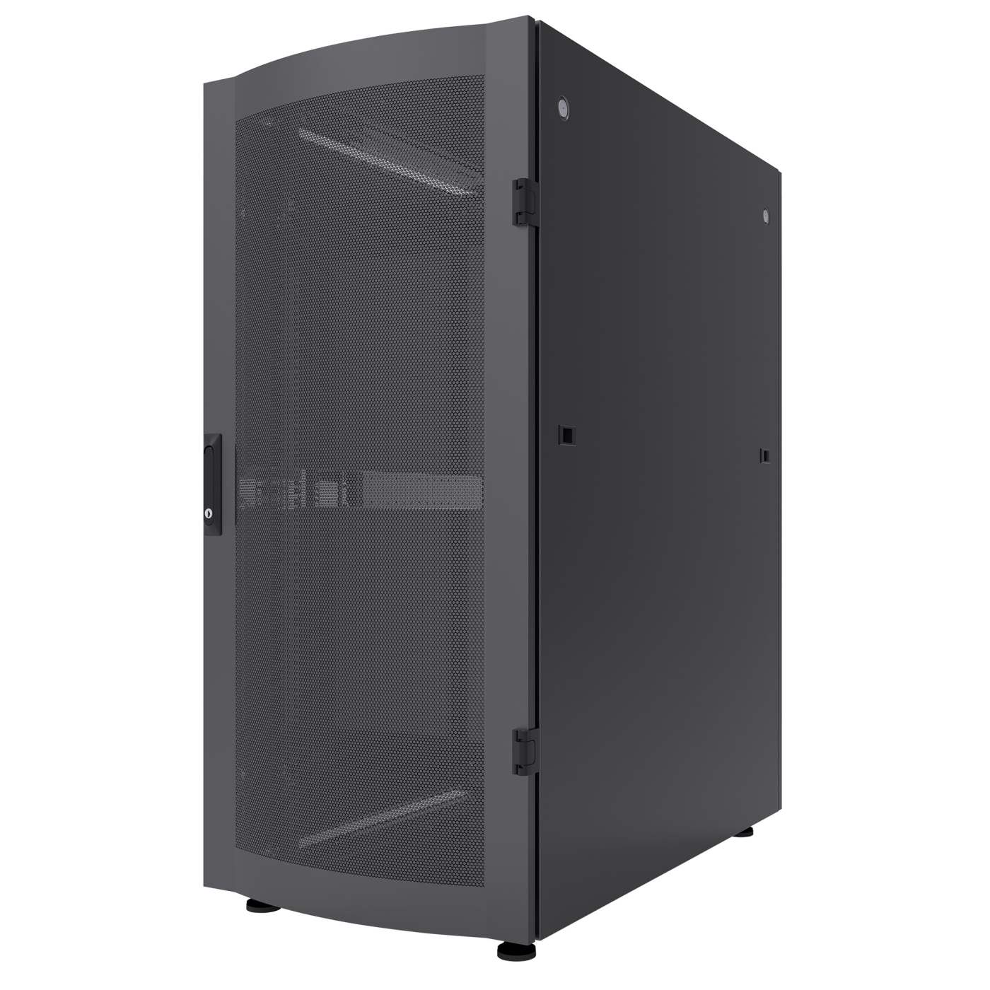 19" Serverschrank, 36 HE, 1728 (H) x 600 (B) x 1200 (T) mm, schwarz Image 1