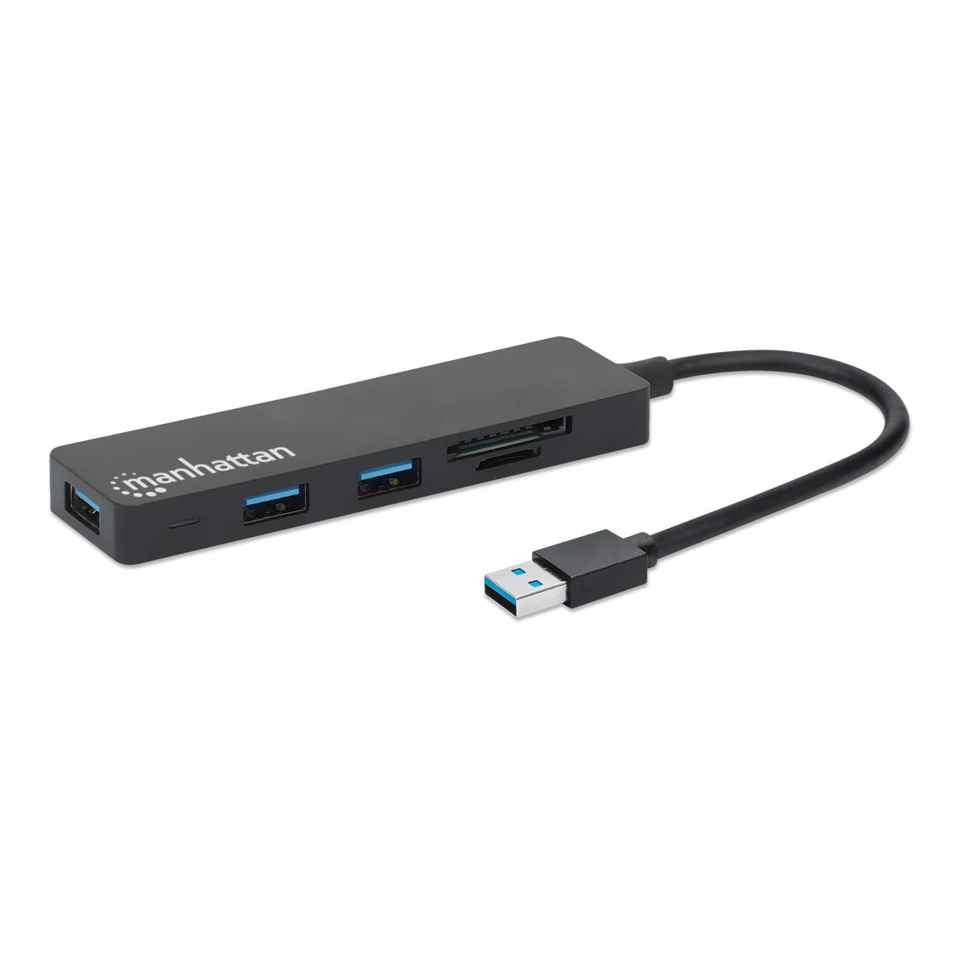 3-Port USB 3.0 Typ-A Hub mit Card Reader Image 3