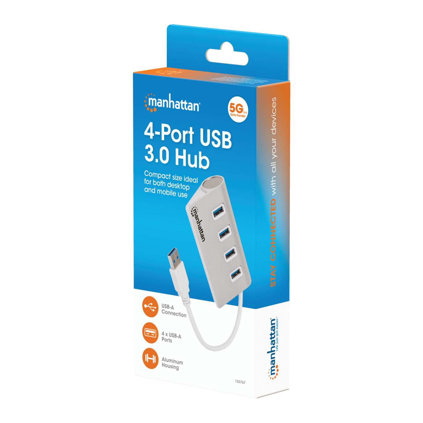 4-Port USB 3.0 Hub Packaging Image 2
