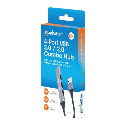 4-Port USB 3.0 / 2.0 Kombo-Hub Packaging Image 2