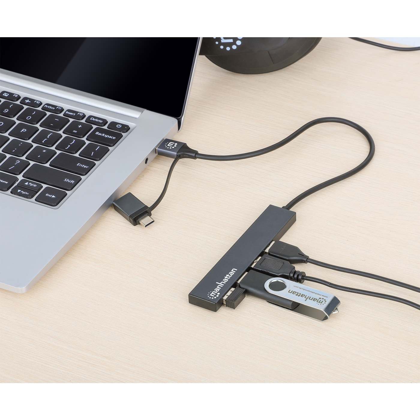 4-Port USB 3.0 Typ-C / Typ-A Kombo-Hub Image 6