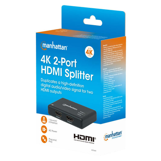 4K 2-Port HDMI-Splitter Packaging Image 2