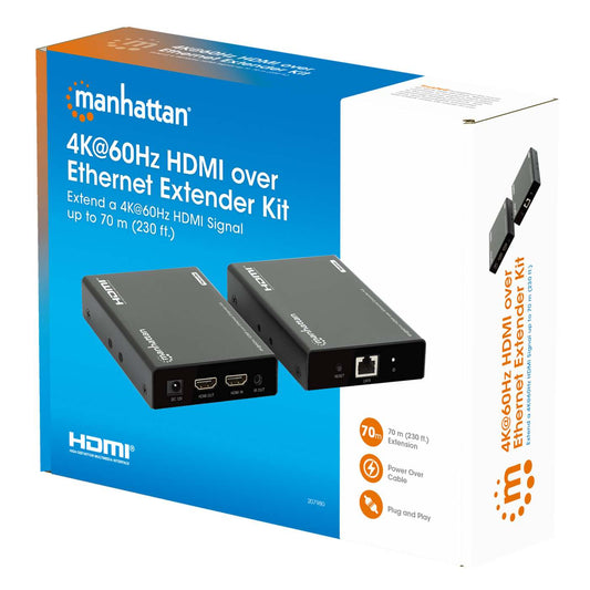4K@60Hz HDMI over Ethernet Extender Set Packaging Image 2