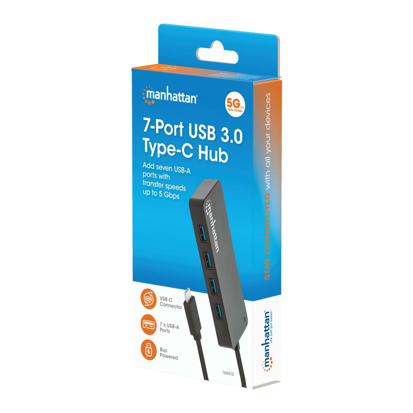 7-Port USB 3.0 Typ-C Hub Packaging Image 2