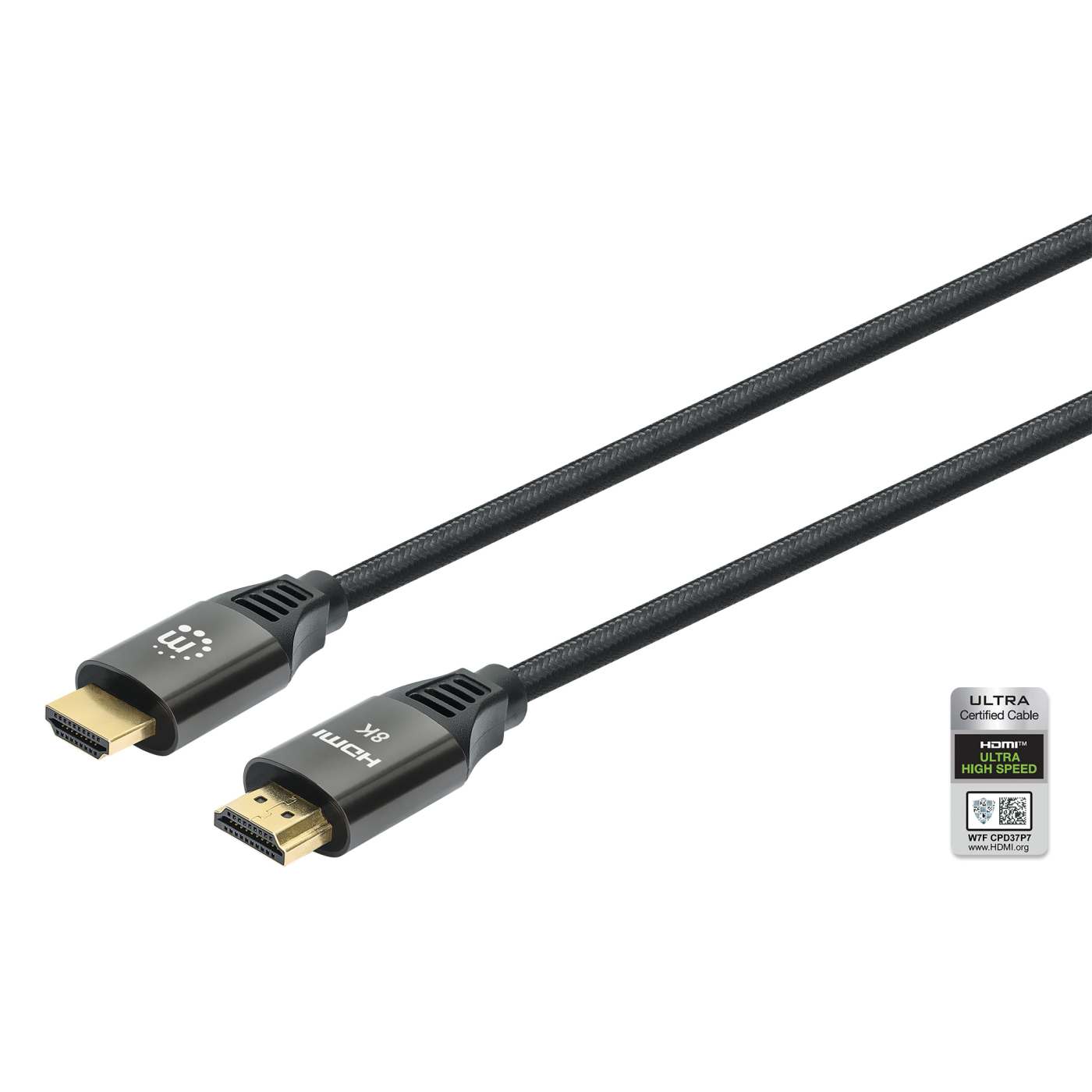 8K@60Hz Zertifiziertes Ultra High Speed HDMI-Kabel mit Ethernet-Kanal, 1 m Image 1