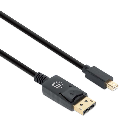 MH MiniDisplayport to Displayport Cable, 3m DP1.4, Black Image 2