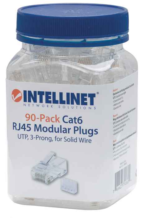 90er-Pack Cat6 RJ45-Modularstecker Packaging Image 2