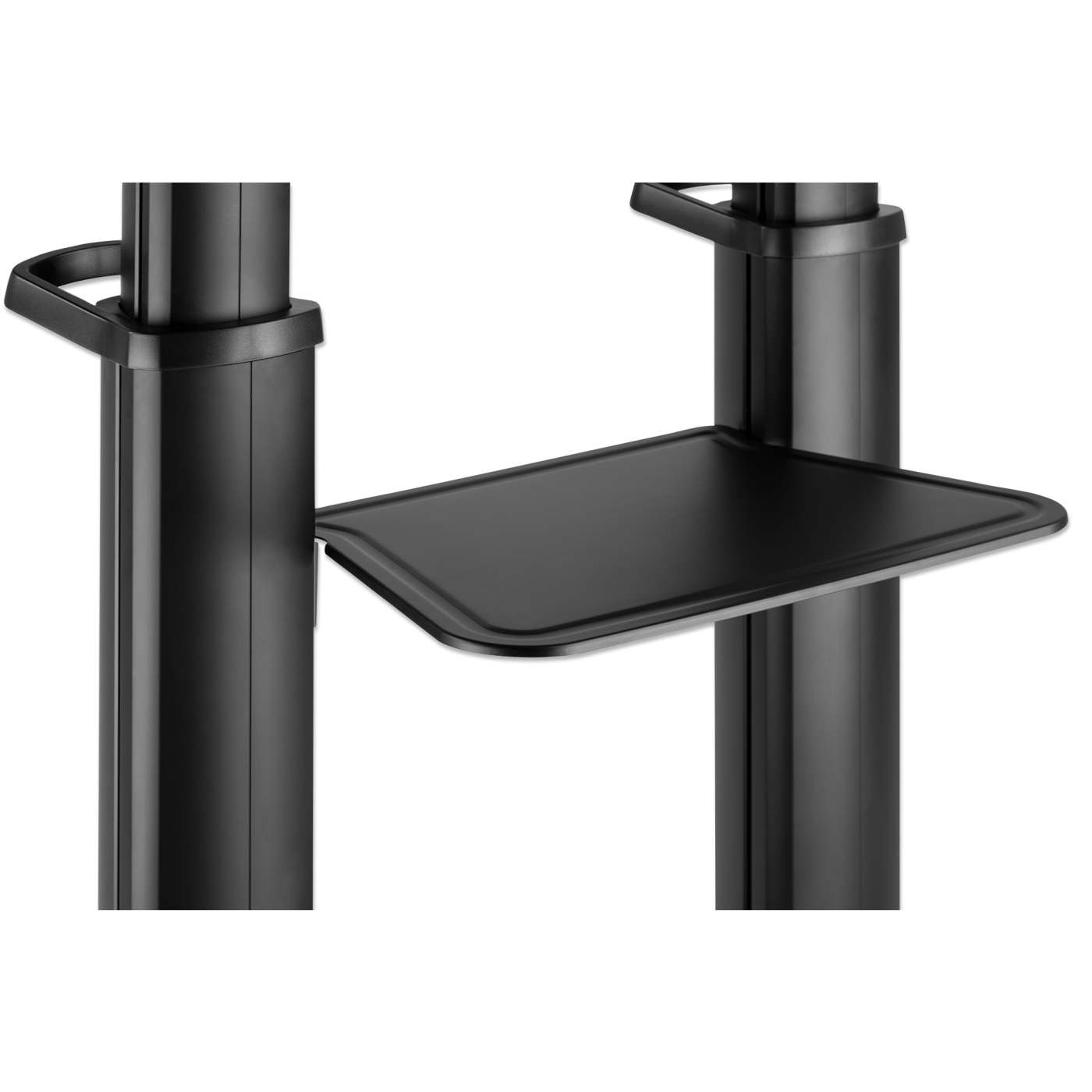 Aluminium Multimedia TV-Ständer auf Rollen mit extrem hoher Traglast für Großbildschirme Image 9