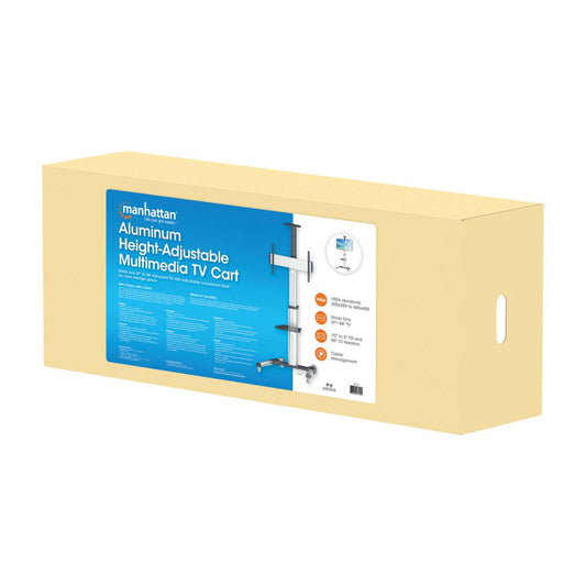 Aluminium Multimedia TV-Ständer auf Rollen Packaging Image 2