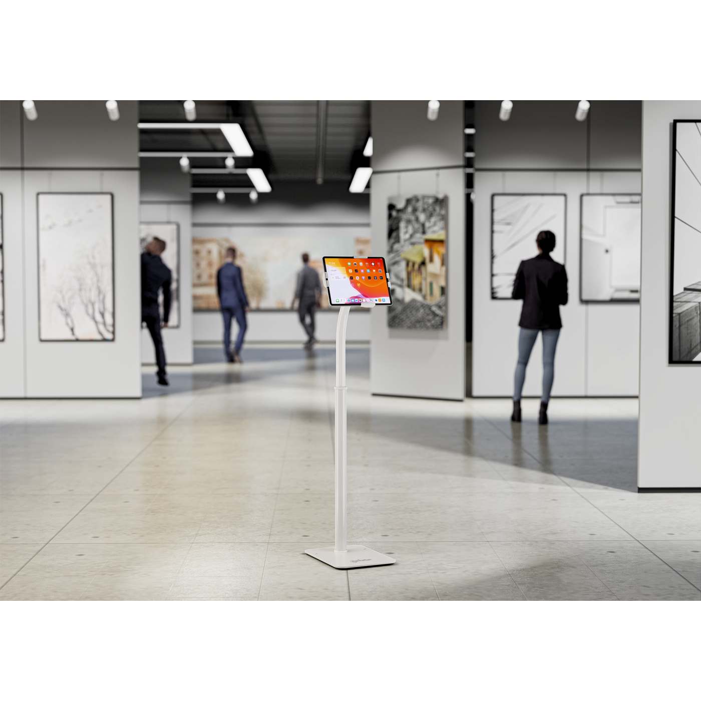Anti-Diebstahl-Bodenständer mit Halterung für Tablet und iPad Image 15