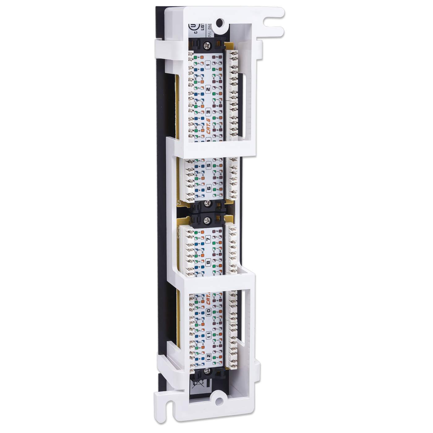 12-Port Cat6 Patchpanel zur Wandmontage Image 4