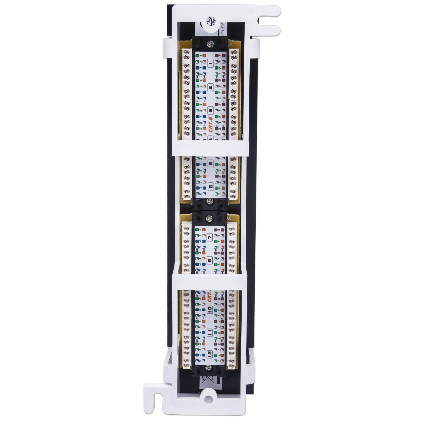 12-Port Cat6 Patchpanel zur Wandmontage Image 6