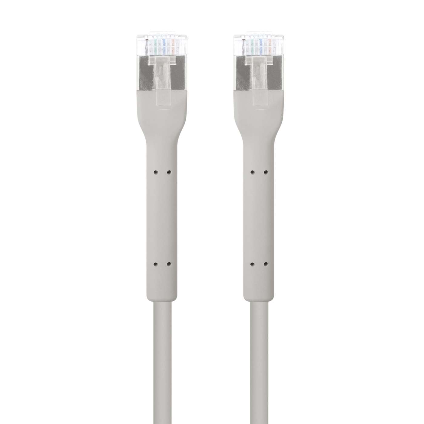 Cat6a F/FTP FlexiBoot Slim Netzwerk-Patchkabel, 0,3 m, grau Image 4