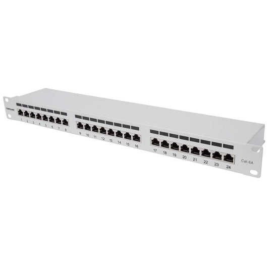 24-Port Cat6a Patchpanel, geschirmt Image 1