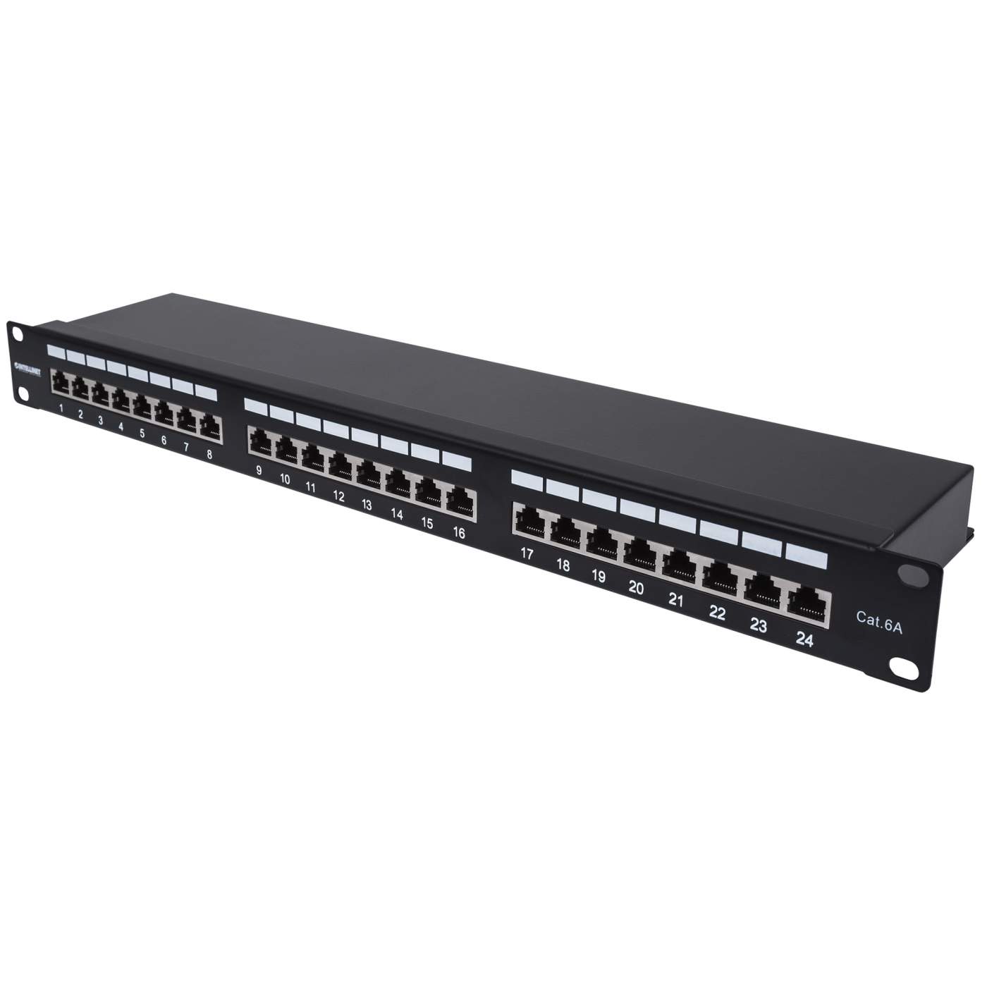 24-Port Cat6a Patchpanel, geschirmt Image 1