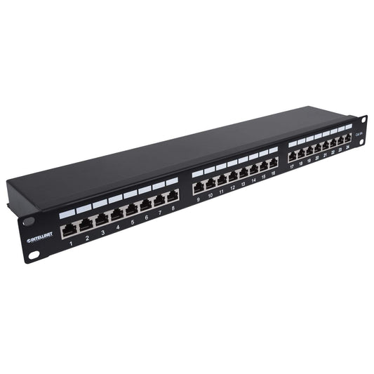24-Port Cat6a Patchpanel, geschirmt Image 2