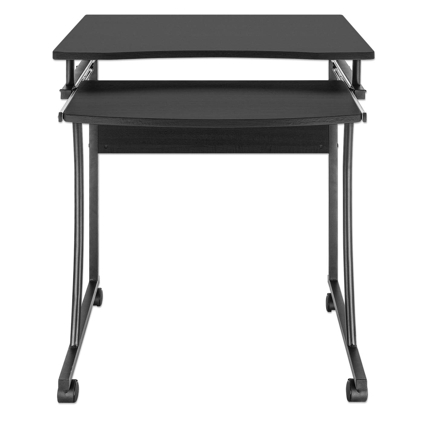 Kompakter Schreibtisch mit ausziehbarer Tastaturablage Image 4