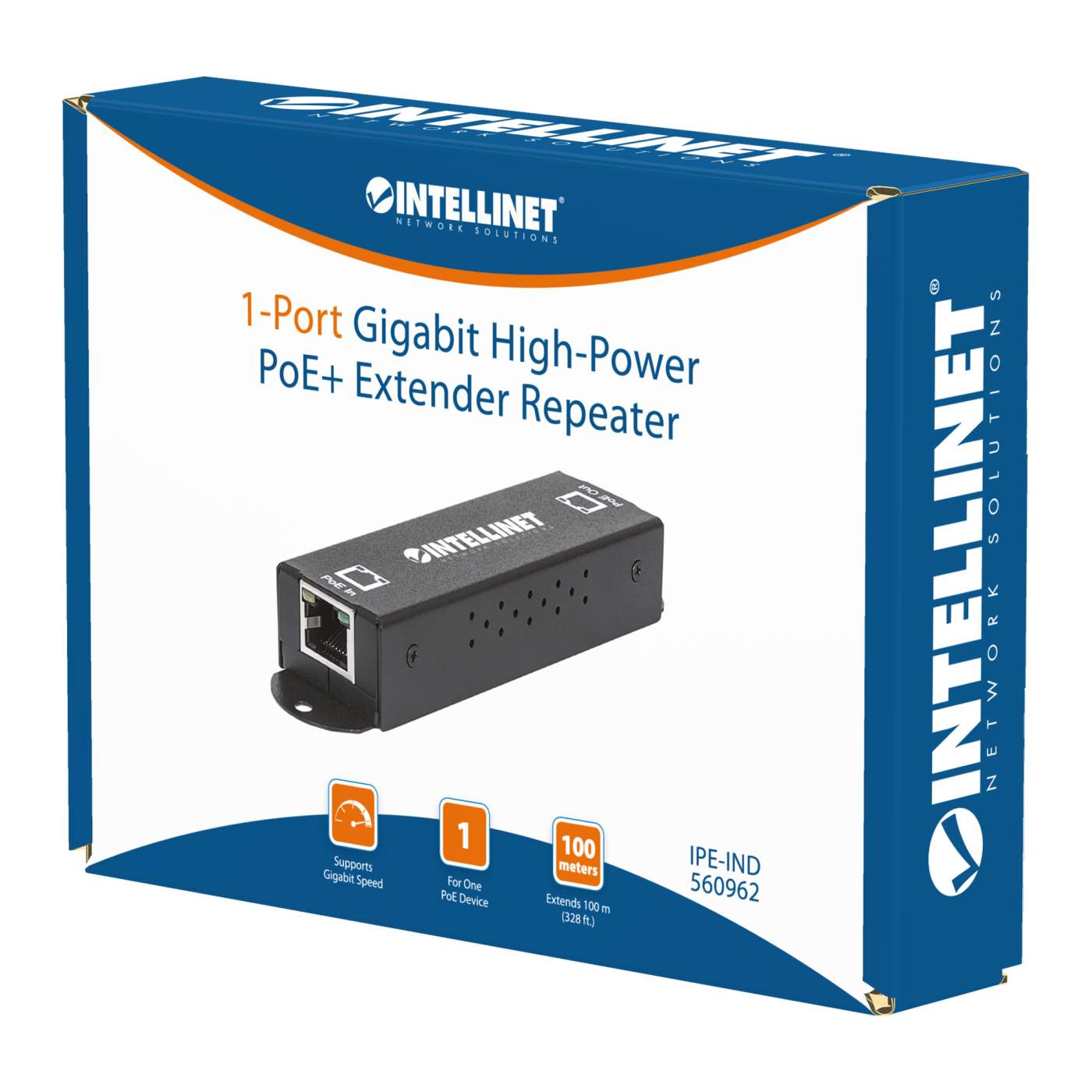 Gigabit High-Power PoE+ Extender Packaging Image 2