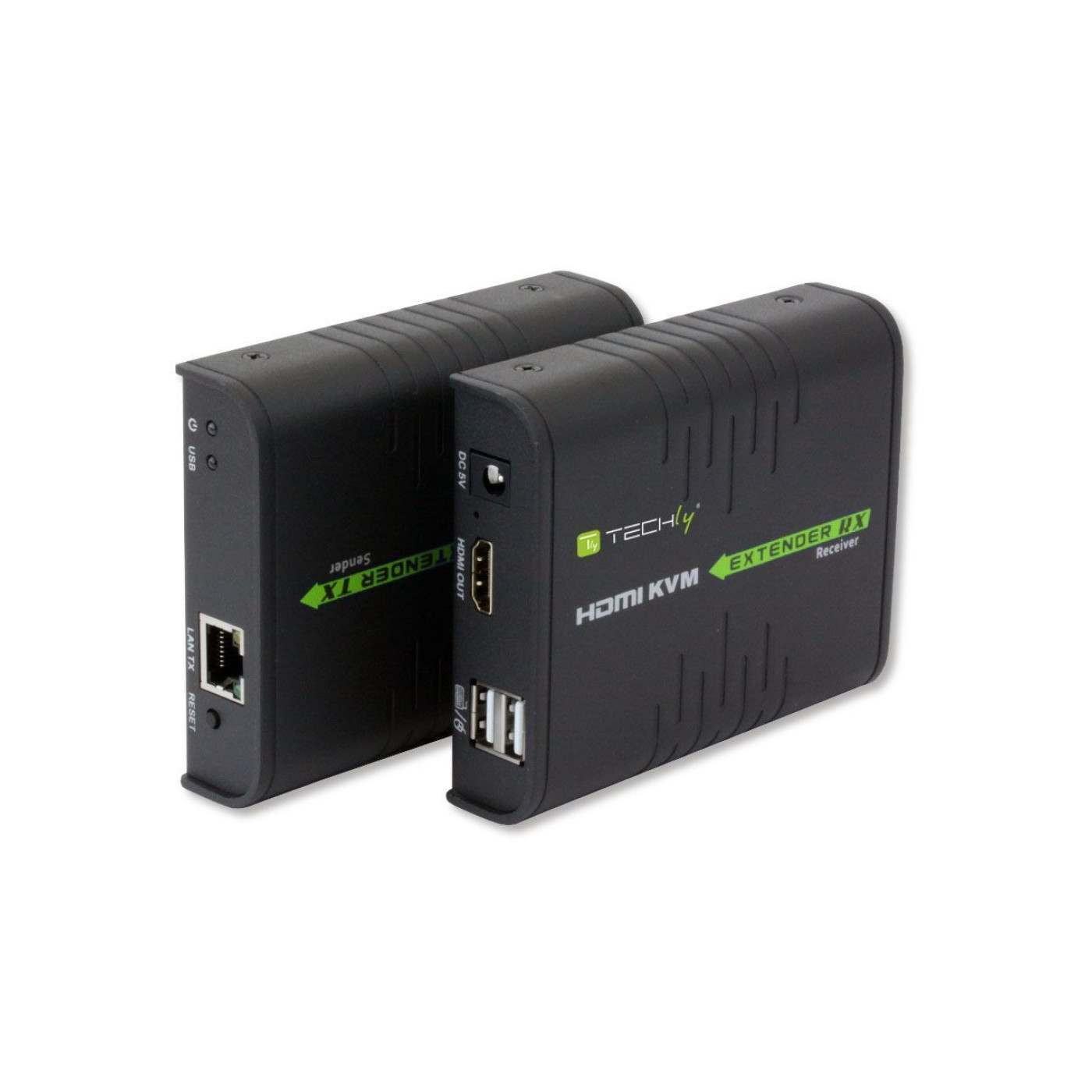 HDMI KVM over IP/Netzwerkkabel Extender Set 1080p, 120 m Image 1