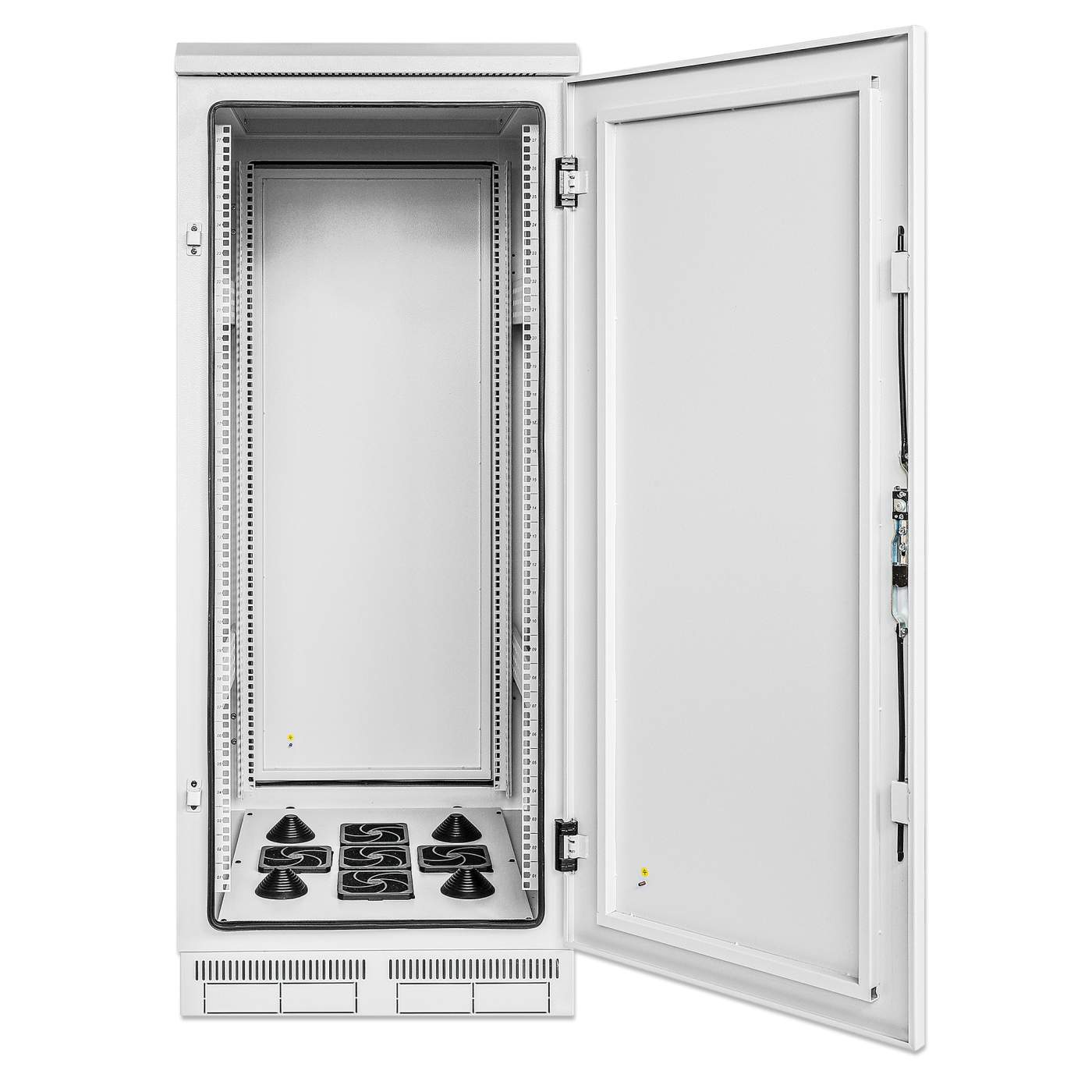 Industrieller IP55 19" Netzwerkschrank mit integrierten Lüftern, 27 HE Image 4