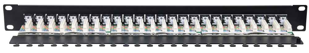 Abschließbares 24-Port Cat6 Patchpanel, ungeschirmt Image 4
