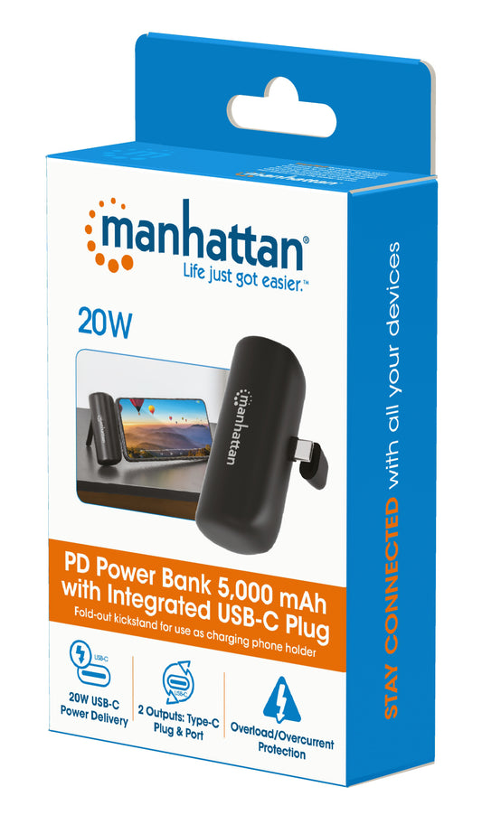 PD Powerbank 5.000 mAh mit integriertem USB-C-Stecker 20 W Packaging Image 2