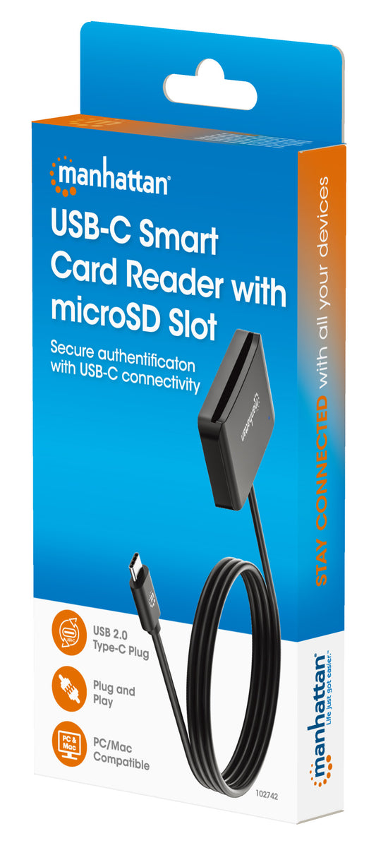 USB-C Chipkartenleser / Smartcard-Lesegerät mit microSD-Slot Packaging Image 2