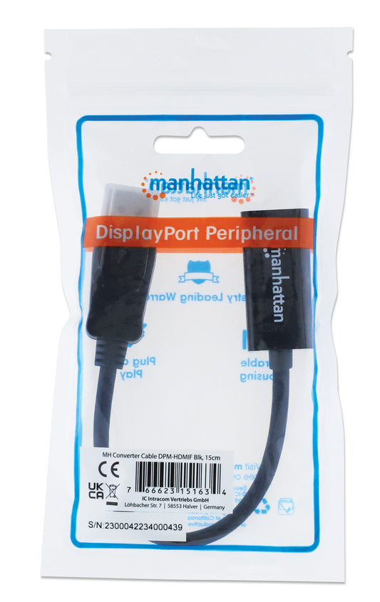 Passiver DisplayPort auf HDMI-Kabeladapter Packaging Image 2
