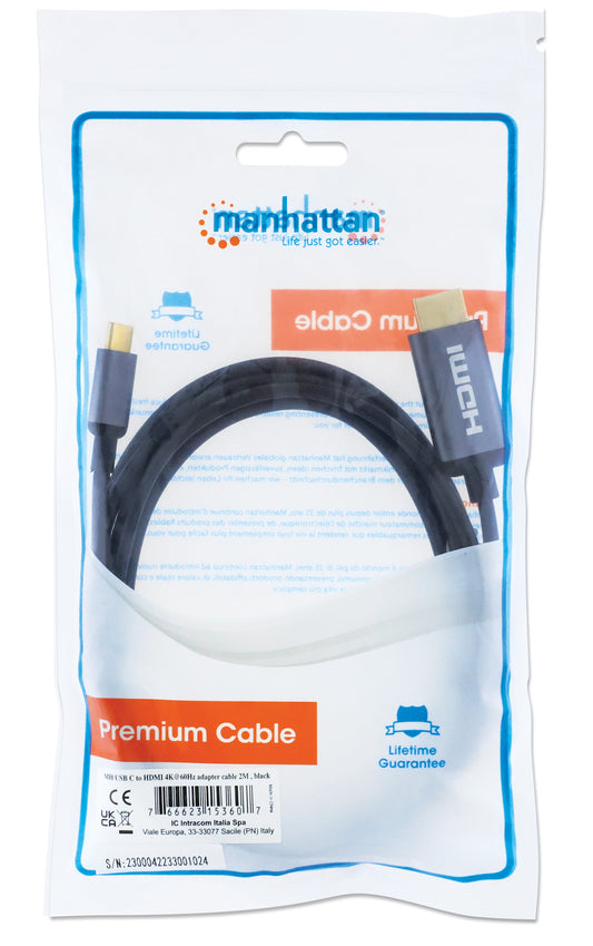 4K@60Hz USB-C auf HDMI-Adapterkabel Packaging Image 2