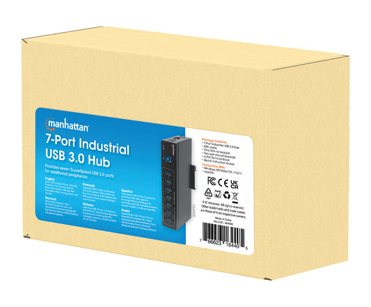 7-Port USB 3.0 Hub für Industrieanwendungen Packaging Image 2
