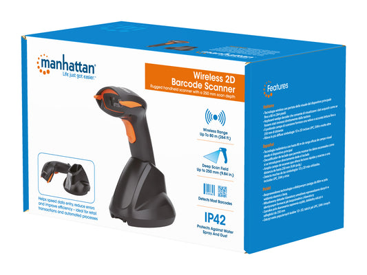 Kabelloser 2D CCD Barcodescanner Packaging Image 2