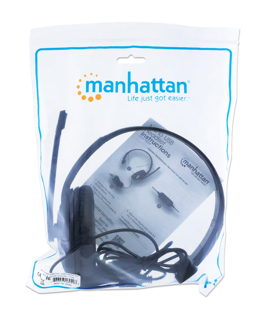 Mono USB-Headset, Over-Ear, Polybag-Verpackung Packaging Image 2