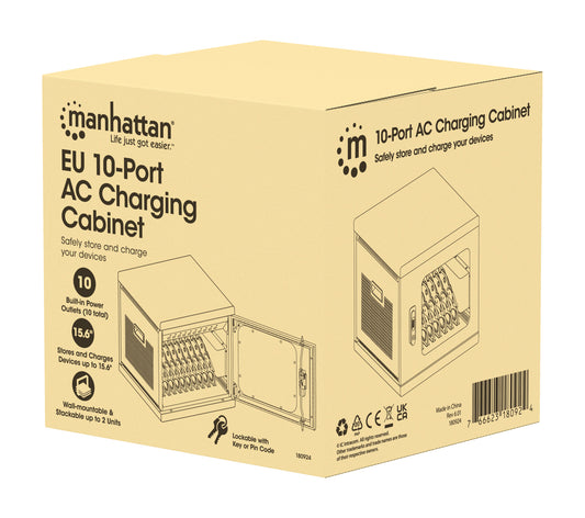 Desktop Ladeschrank mit 10 Steckdosen Packaging Image 2