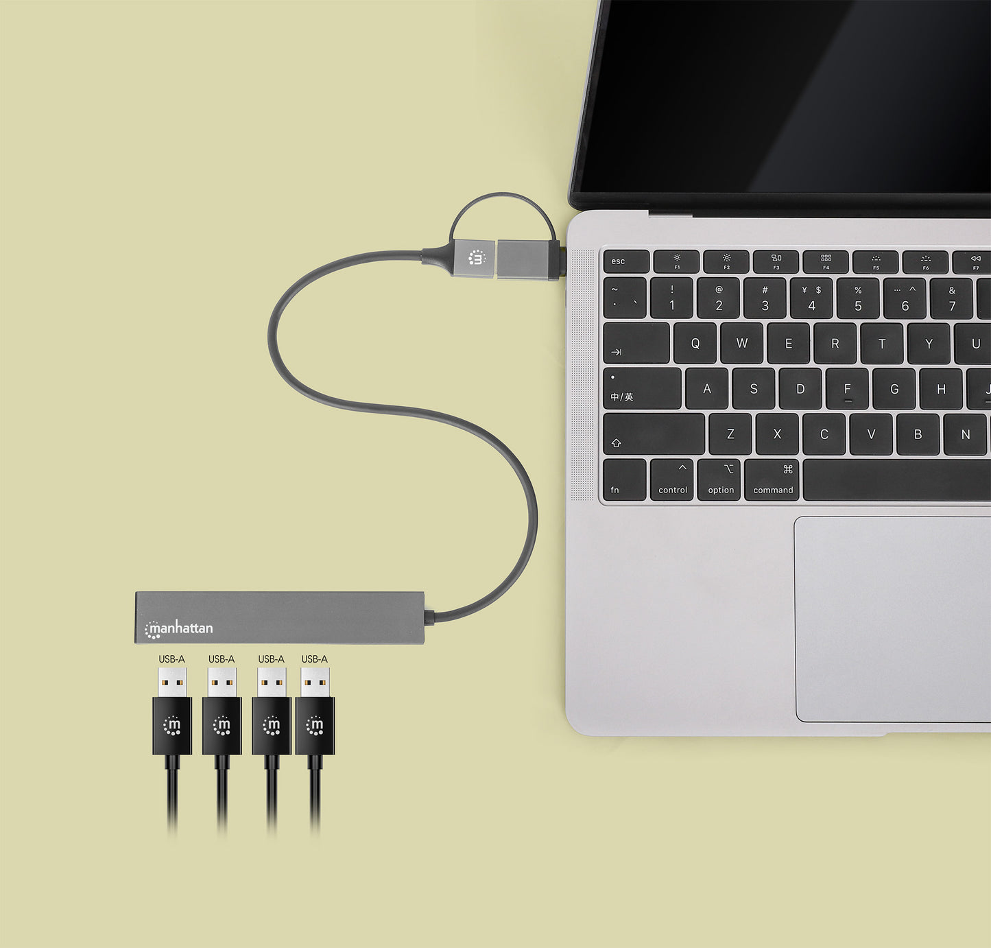 4-Port USB 3.0 Typ-C / Typ-A Kombo-Hub Image 7