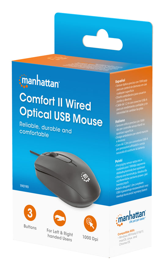 Comfort II Optische USB-Maus Packaging Image 2