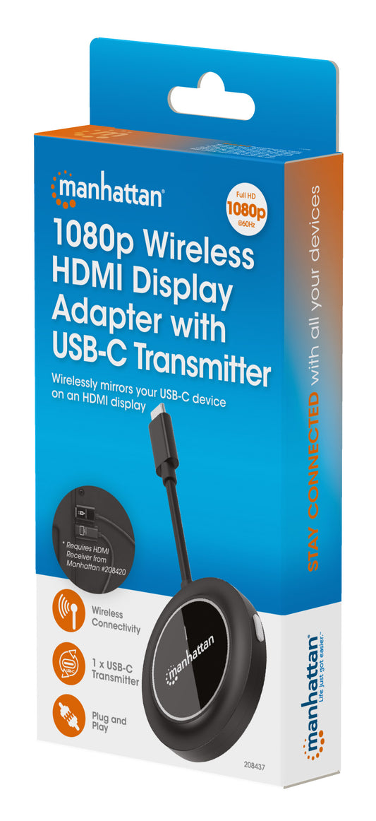 1080p Wireless HDMI-Displayadapter / USB-C-Sendemodul (benötigt Präsentationsset) Packaging Image 2
