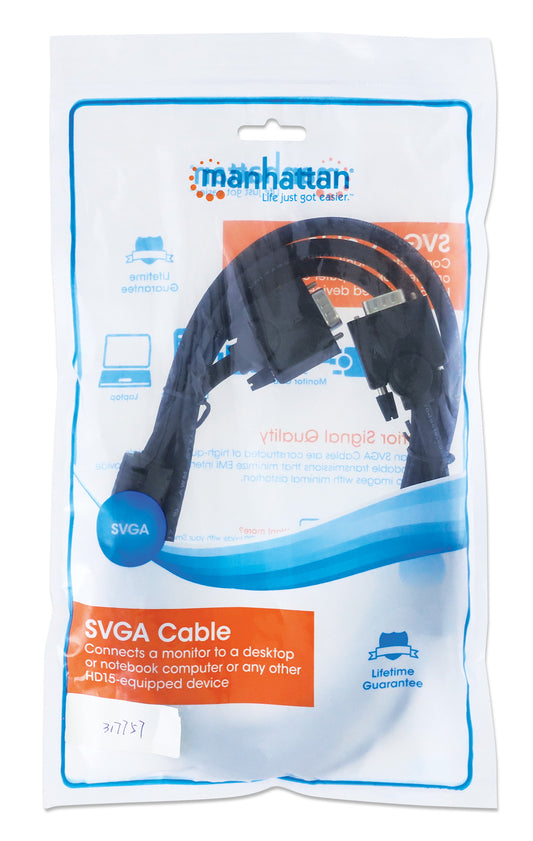 SVGA Monitorkabel mit Ferritkernen Packaging Image 2