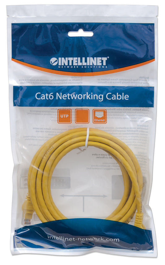 Cat6 U/UTP Netzwerk-Patchkabel, 5 m, gelb Packaging Image 2