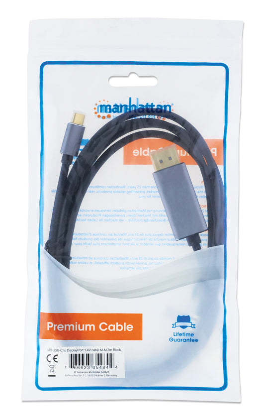 8K@60Hz USB-C auf DisplayPort 1.4 Adapterkabel Packaging Image 2