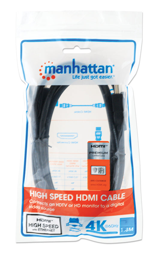 Zertifiziertes Premium High Speed HDMI-Kabel mit Ethernet-Kanal, 1,8 m Packaging Image 2
