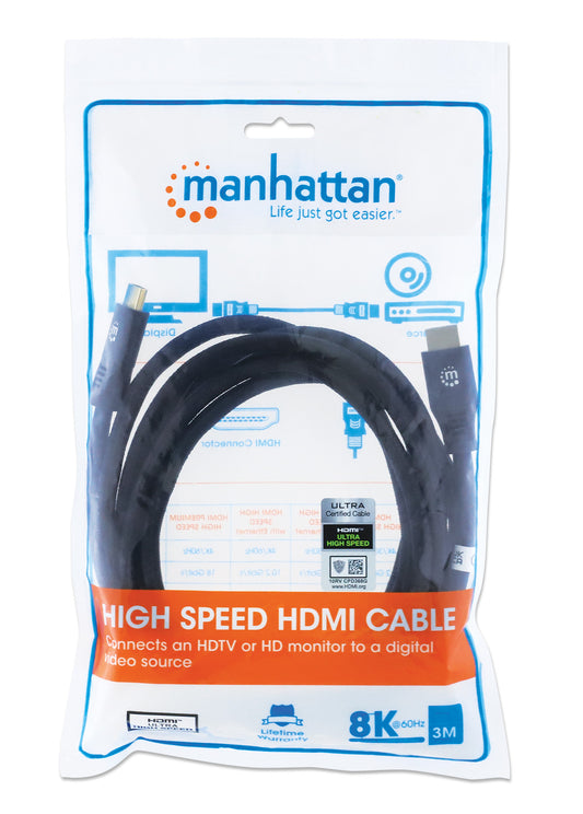 8K@60Hz Zertifiziertes Ultra High Speed HDMI-Kabel mit Ethernet-Kanal, 3 m Packaging Image 2