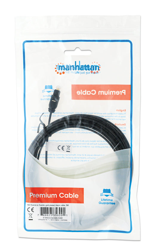 Toslink Digitales Optisches Audiokabel Packaging Image 2