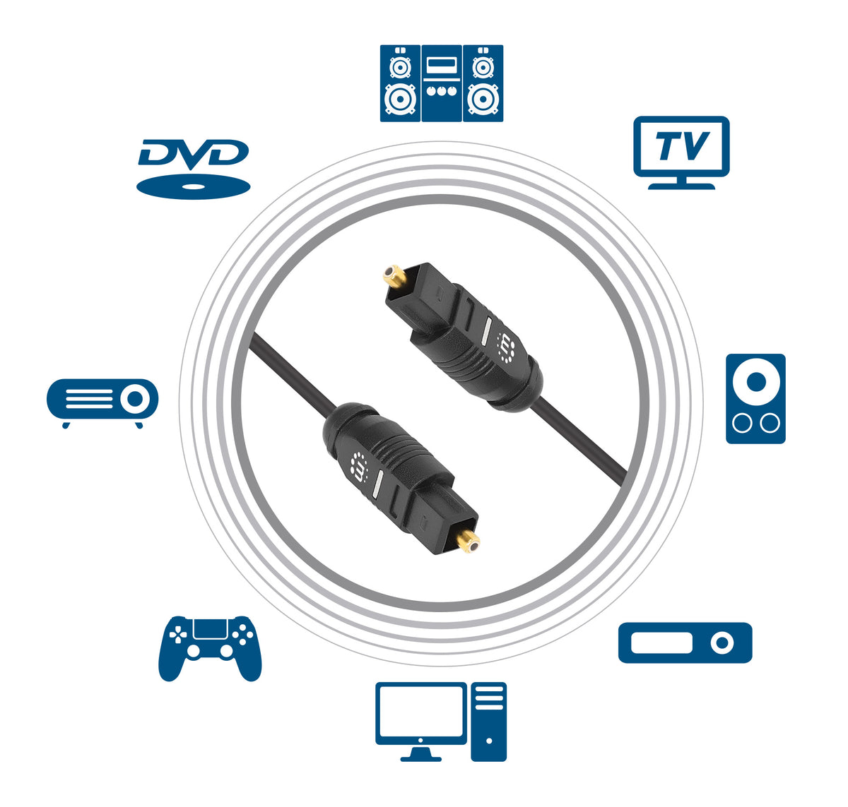 Toslink Digitales Optisches Audiokabel Image 9