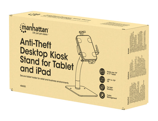 Anti-Diebstahl-Tischständer mit Halterung für Tablet und iPad Packaging Image 2