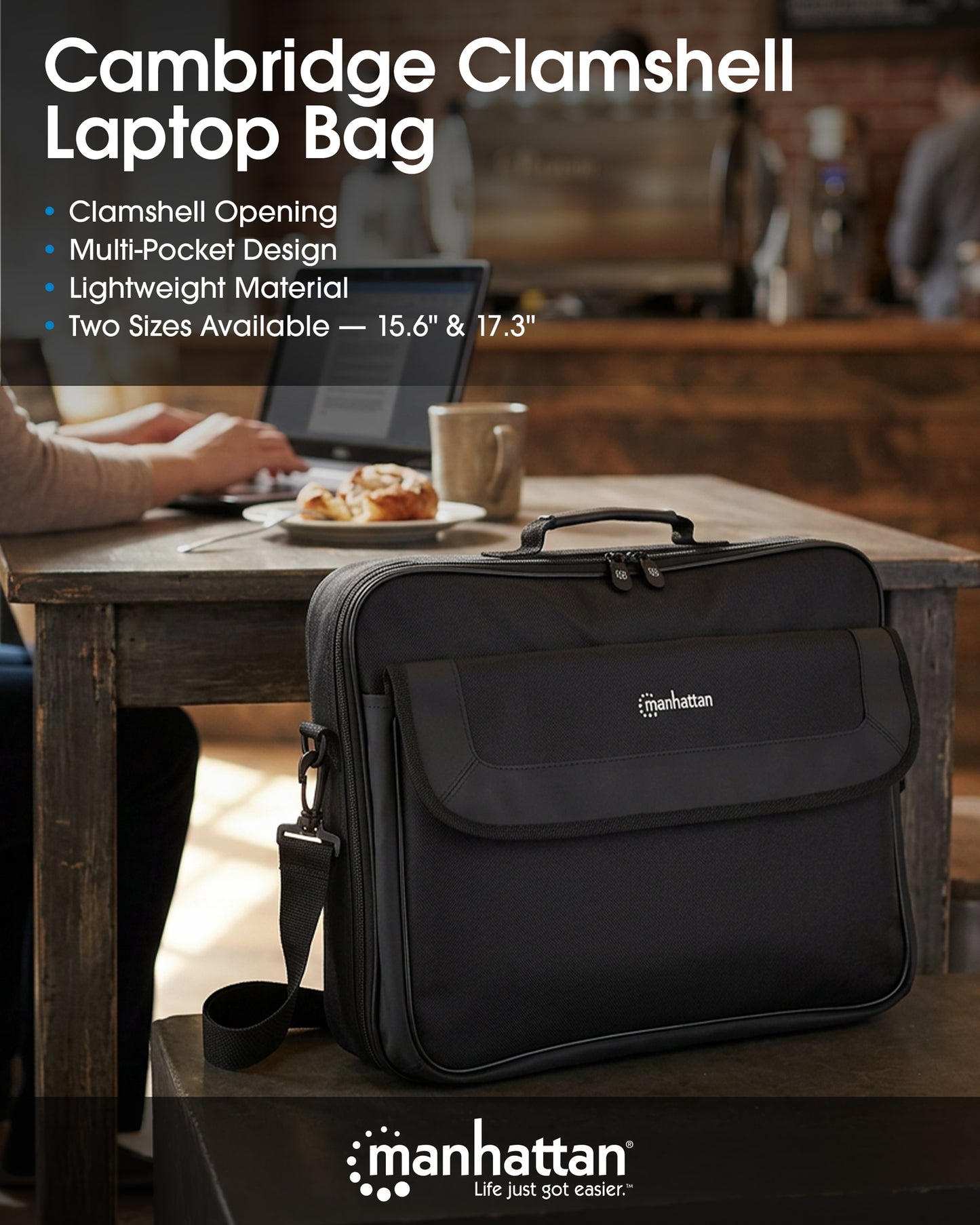 Cambridge Clamshell Laptoptasche 17,3" Image 11