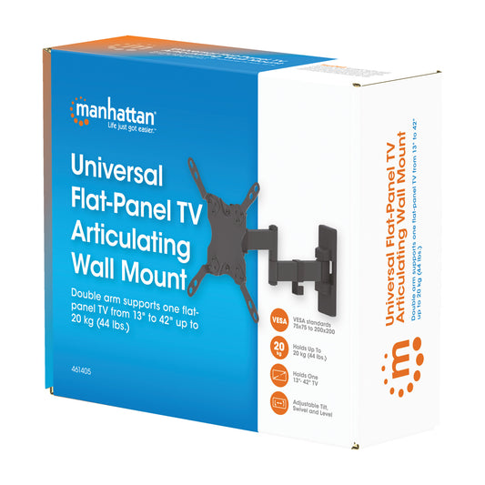 TV- und Monitorwandhalterung für 13 bis 43 Zoll, neigbar und schwenkbar Packaging Image 2