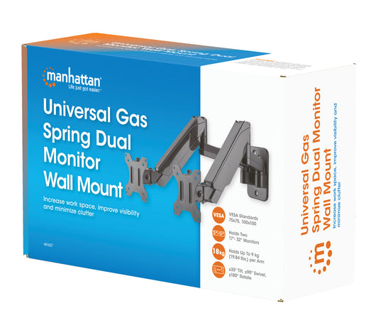 Wandhalterung für zwei Monitore von 17 bis 32 Zoll Packaging Image 2