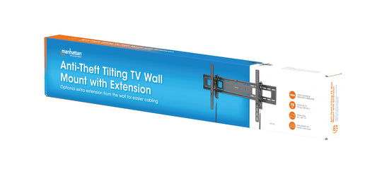 Anti-Diebstahl TV-Wandhalterung für 43 bis 90 Zoll, neigbar und ausziehbar Packaging Image 2